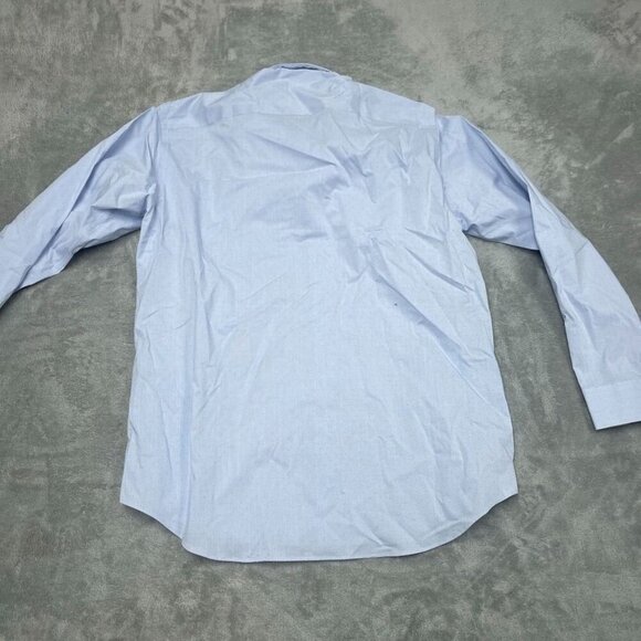 Calvin Klein Mens Wrinkle Free Stretch Dress Shirt L 16-16.5 a0019 - Picture 7 of 8